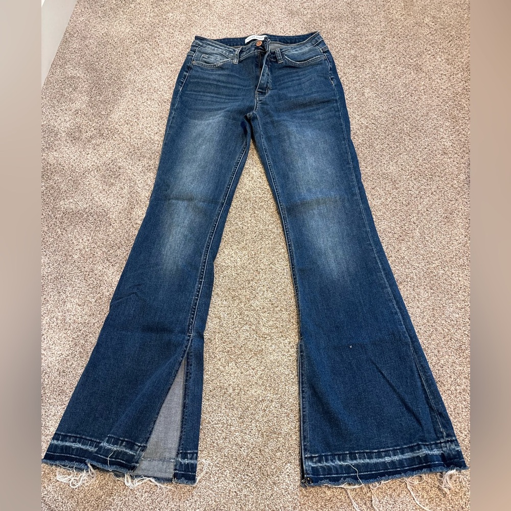 Women’s Flying Monkey Dark Blue Flare Jeans size 28